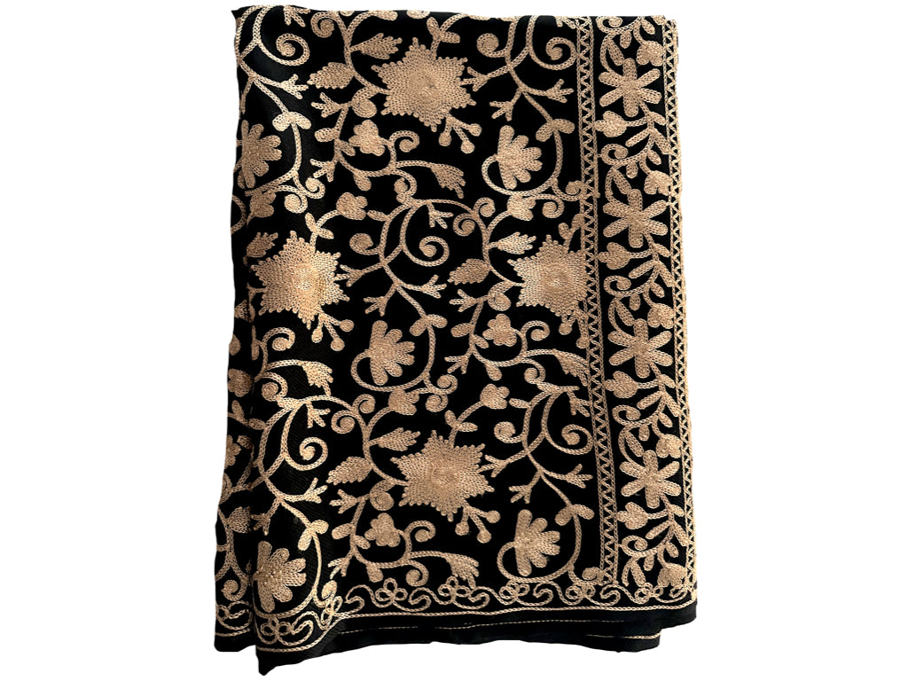 AURUM Embroidered Premium Wool Scarf