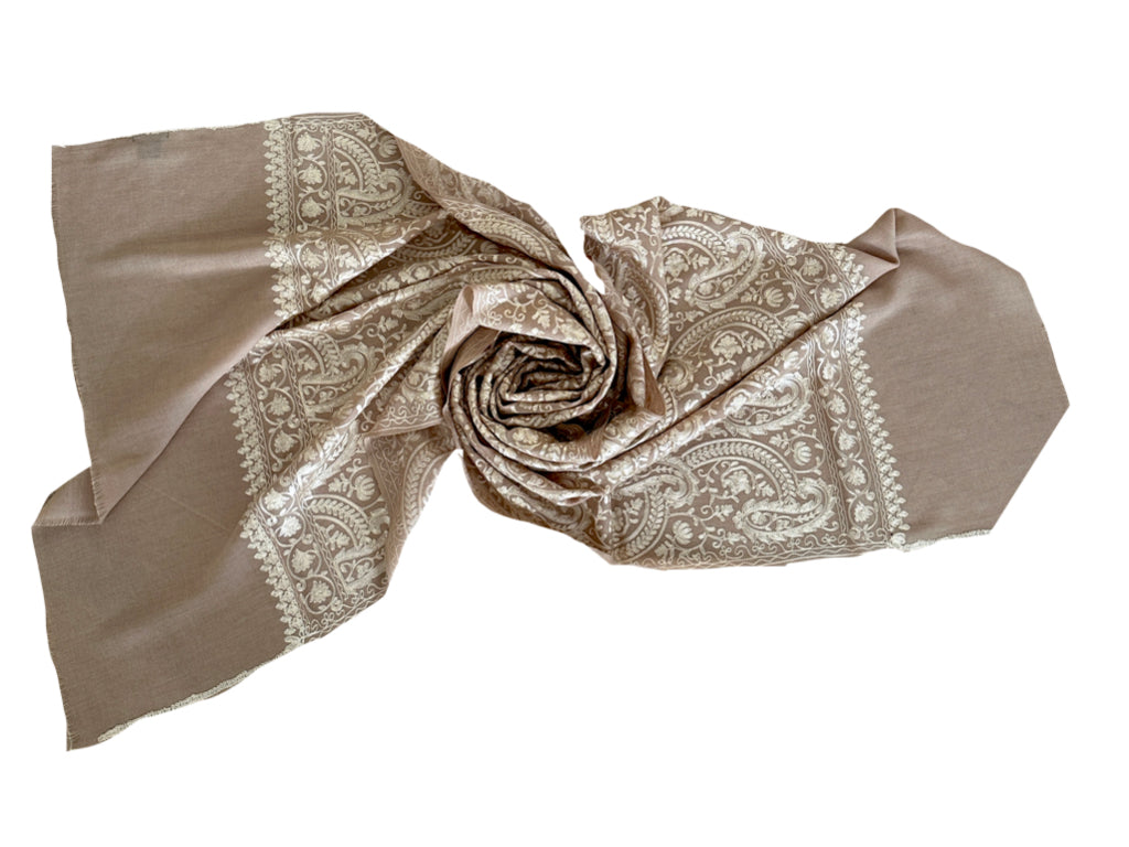 REGAL Embroidered Premium Wool Scarf