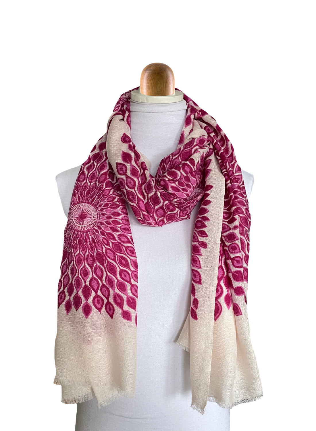 CHAKRA Cashmere Scarf - Pink
