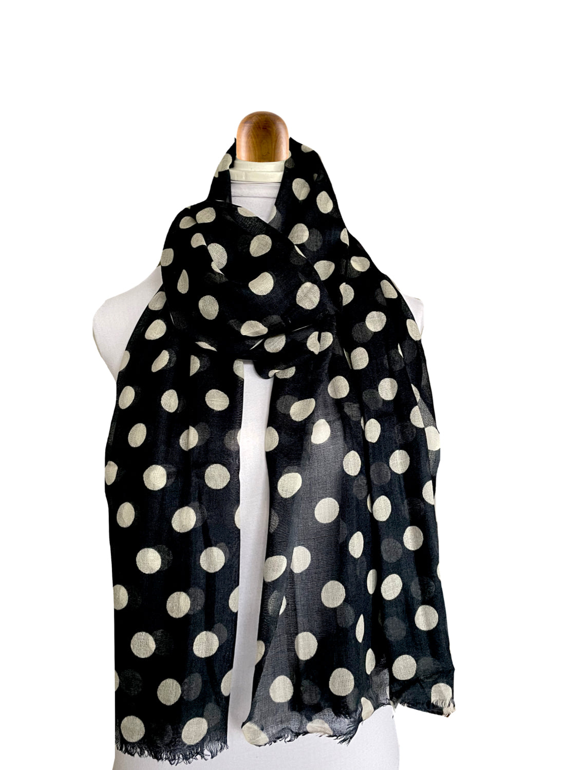 POLKA -DOT Cashmere Scarf