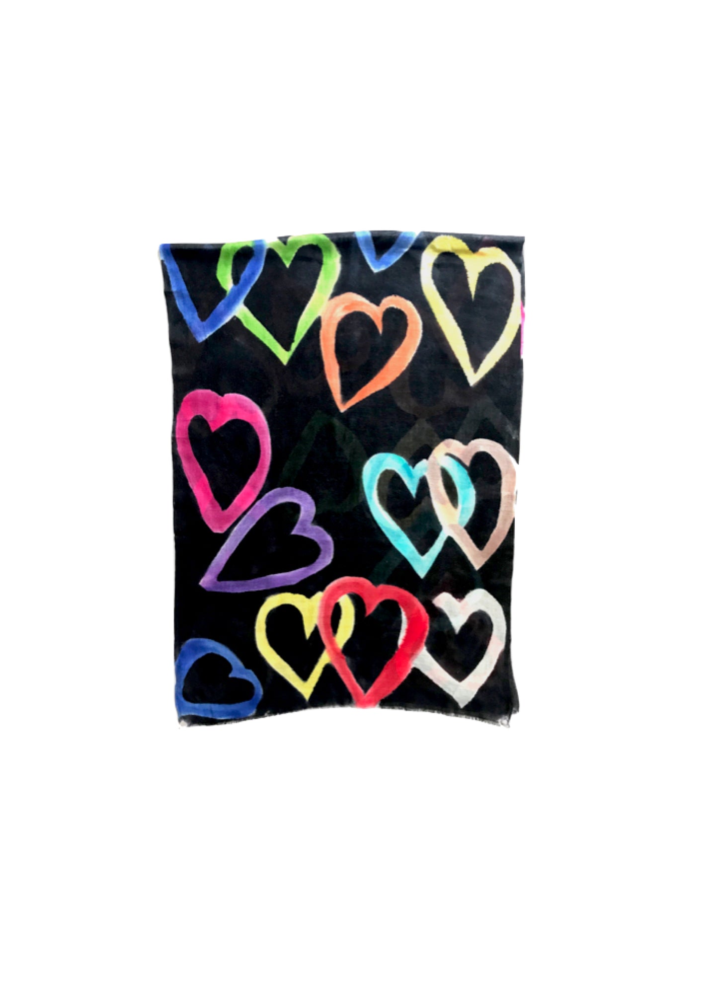 HEARTS Wool Scarf
