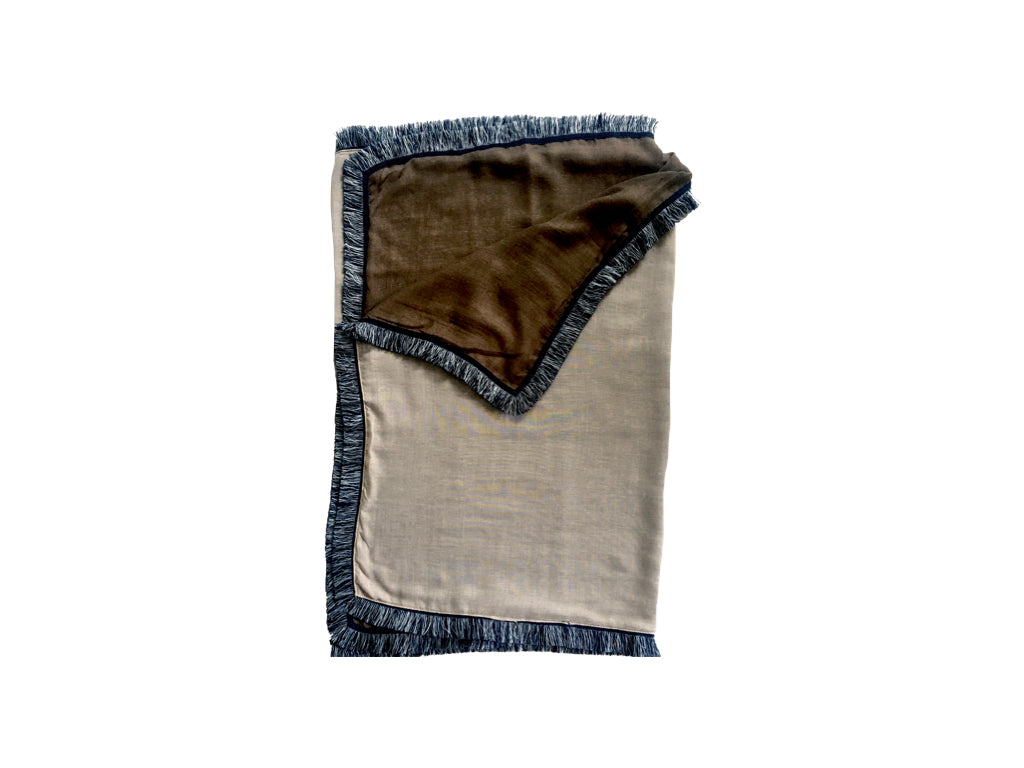 AURILL Fringed Cotton Scarf