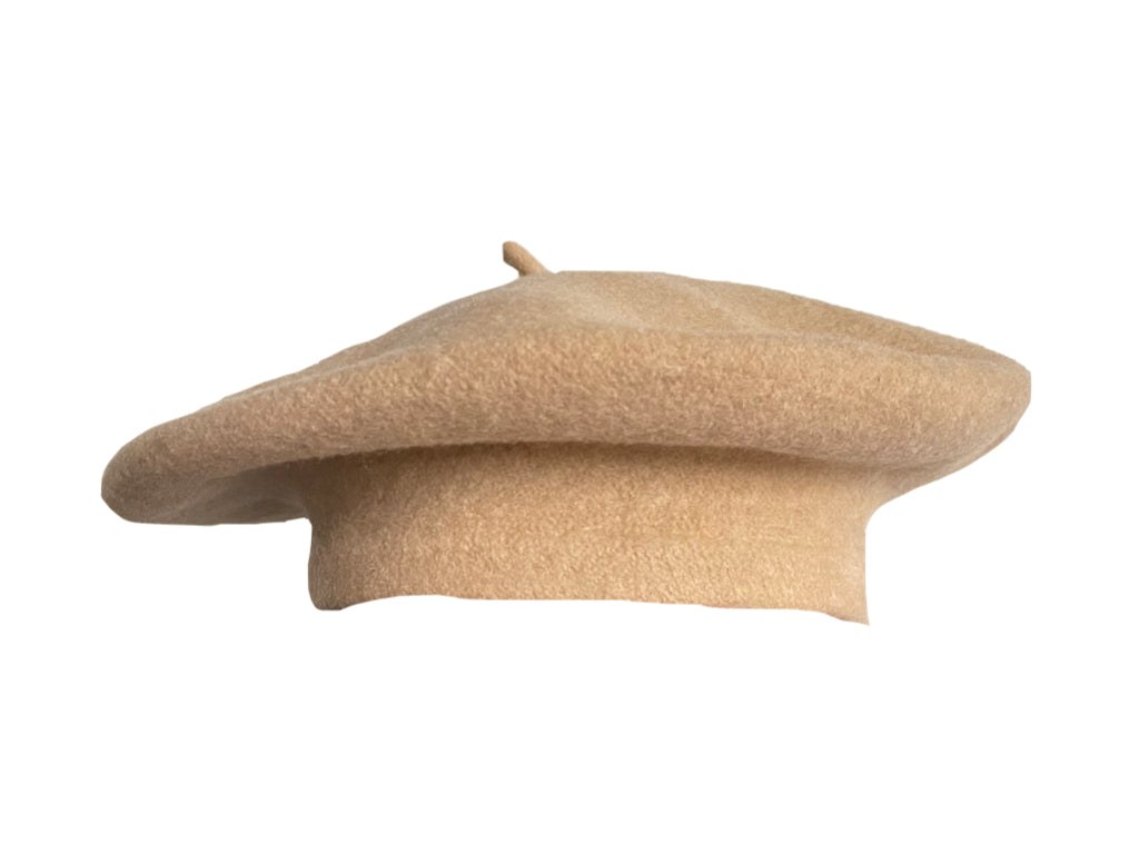 Pure Wool Beret - Beige