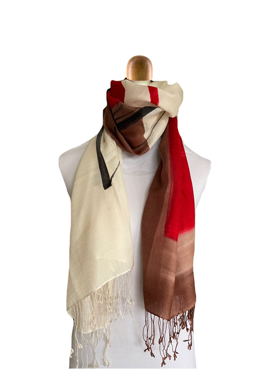 MIAN Wool Scarf - Red
