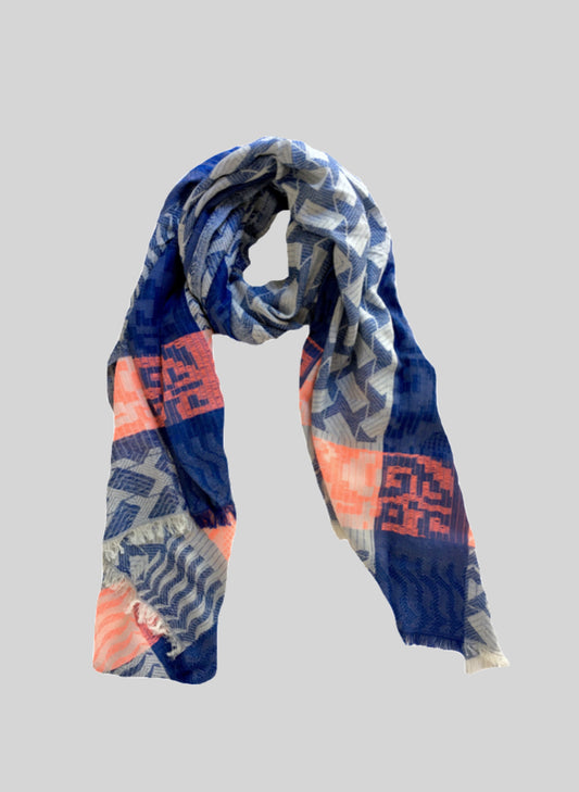 LILAC Jacquard Cotton Scarf