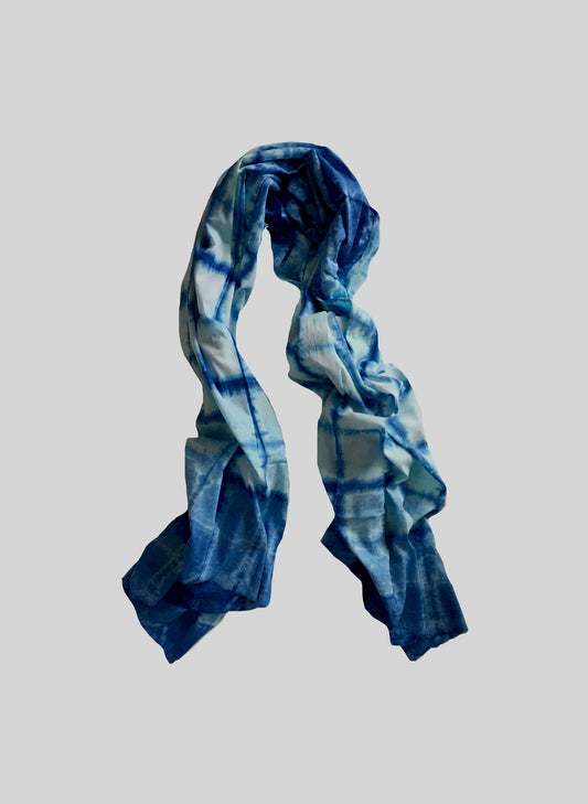 Shibori Art Cotton Scarf