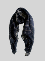 Load image into Gallery viewer, KANTHA Linen Scarf
