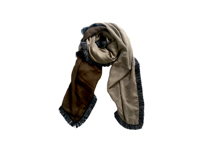 AURILL Fringed Cotton Scarf
