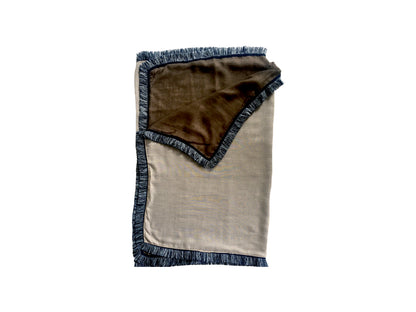 AURILL Fringed Cotton Scarf