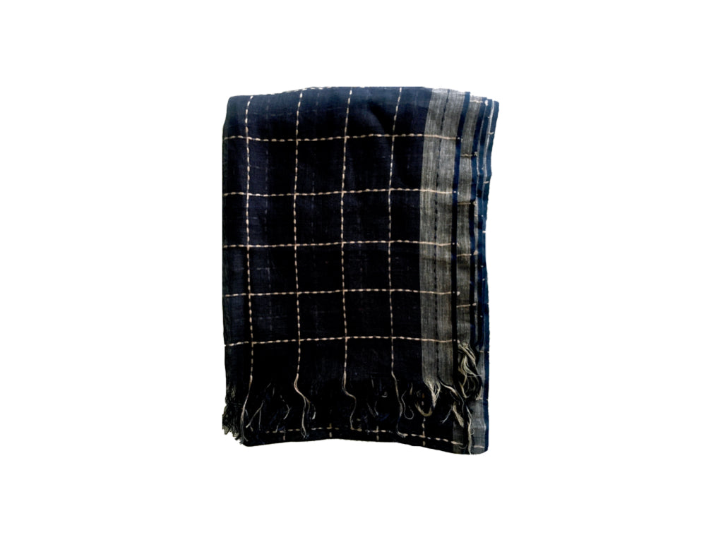 KANTHA Linen Scarf