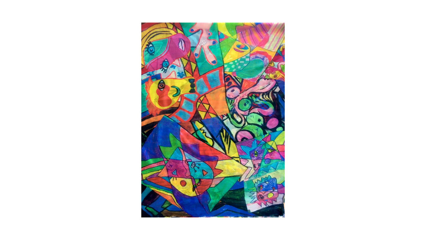 PICASSO Pure Silk Scarf