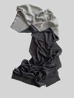 Load image into Gallery viewer, WOVEN Reversible Cashmere Scarf - Grey
