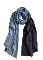 Load image into Gallery viewer, WOVEN Reversible Cashmere Scarf - Icey Grey

