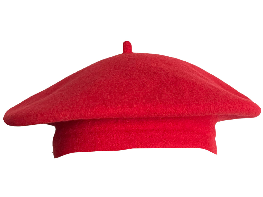 Pure Wool Beret - Red
