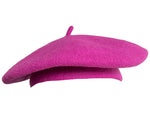 Load image into Gallery viewer, Pure Wool Beret - Fuchsia
