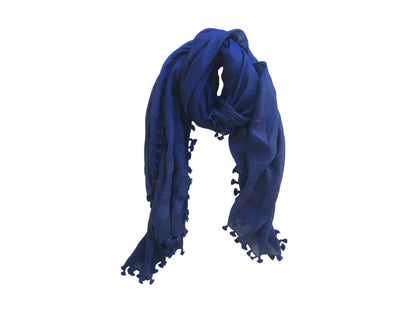 MAYBELLE TASSLES Silk Scarf