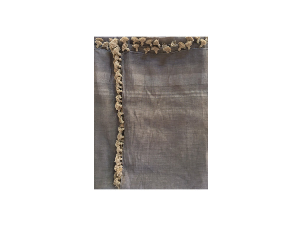 MAYBELLE TASSLES Silk Scarf